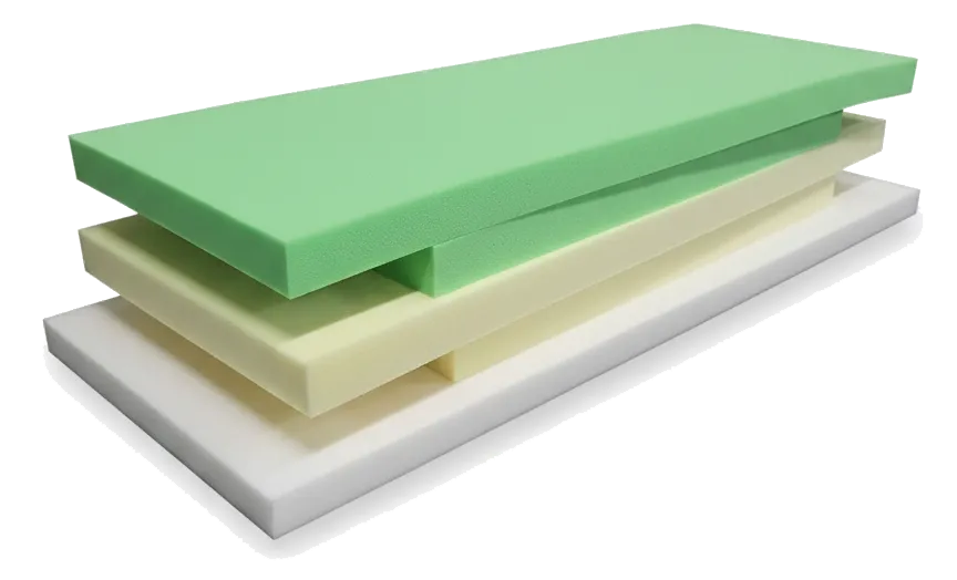 Premium foam sheets in various grades and thicknesses ready for custom cutting