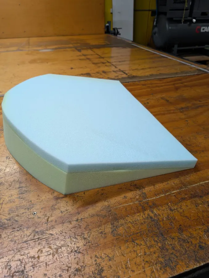Custom Foam Template Cut - CutFoam project
