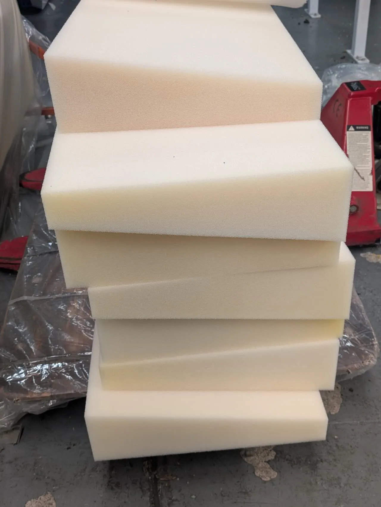 Outdoor Foam Back Wedge - CutFoam.com.au project
