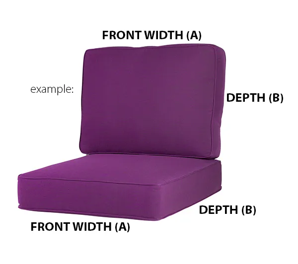 Example corner sofa with custom foam cushions