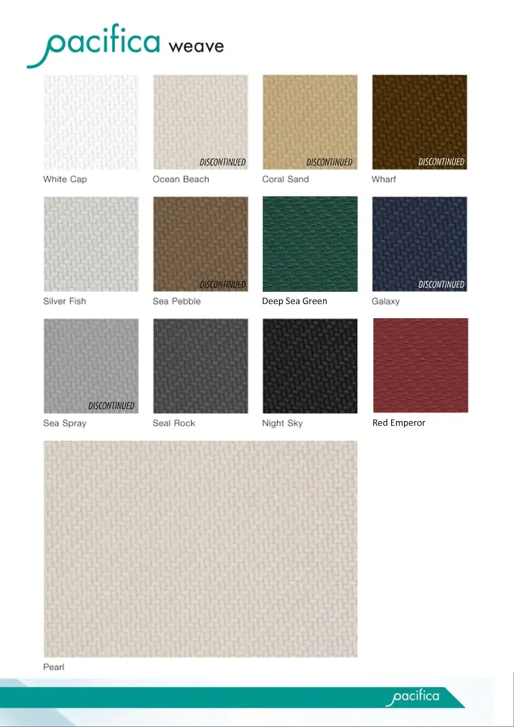 Colour Chart - Pacifica WEAVE Vinyl Range-1.webp