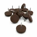 Nylon Nail Glide (18mm Diameter) BROWN