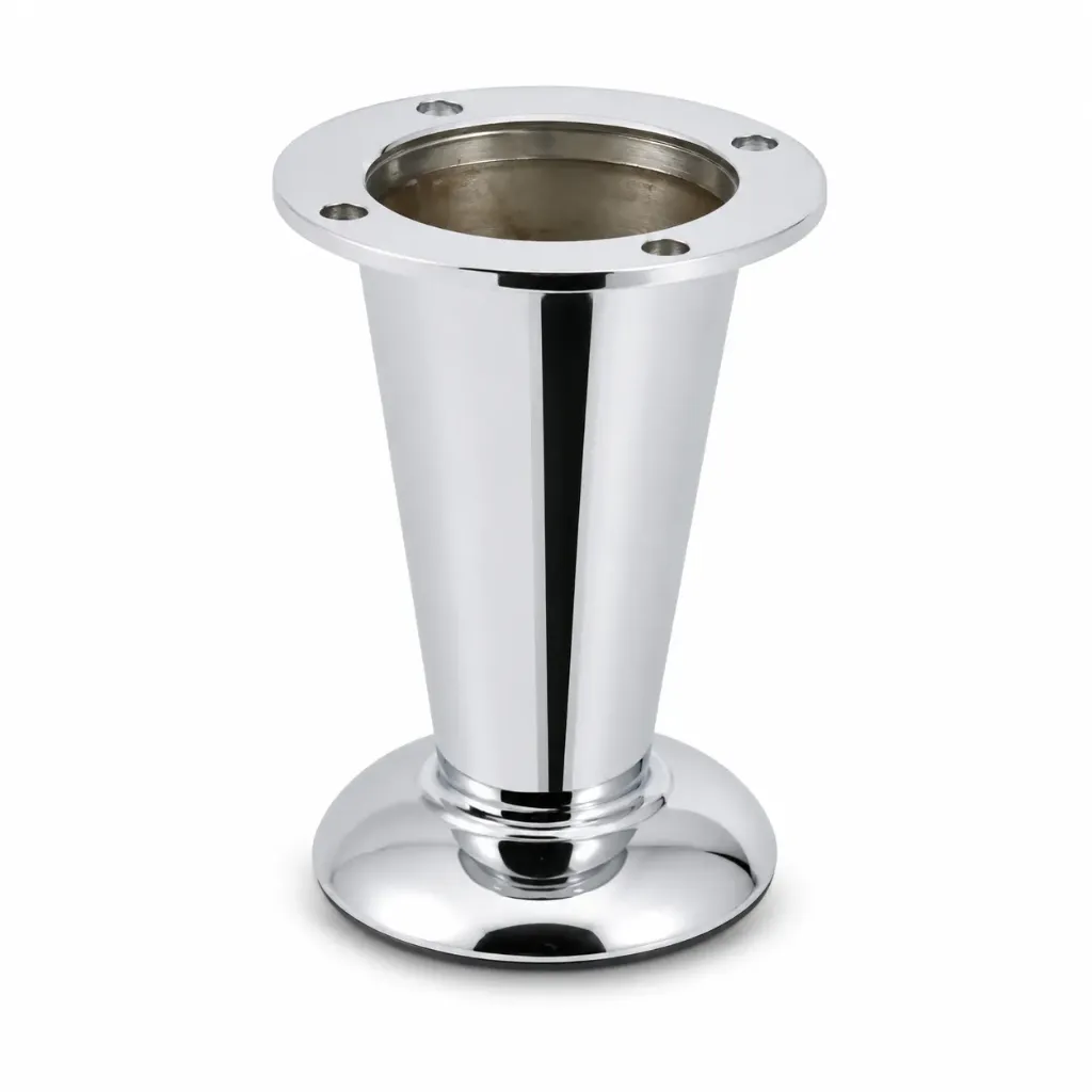 Metal Leg Sydney 100mm CHROME
