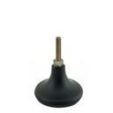 Trumpet/Mushroom Glide 55mm (5/16 Screw) BLACK