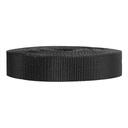 Polypropylene Webbing (50m/Roll) BLACK 